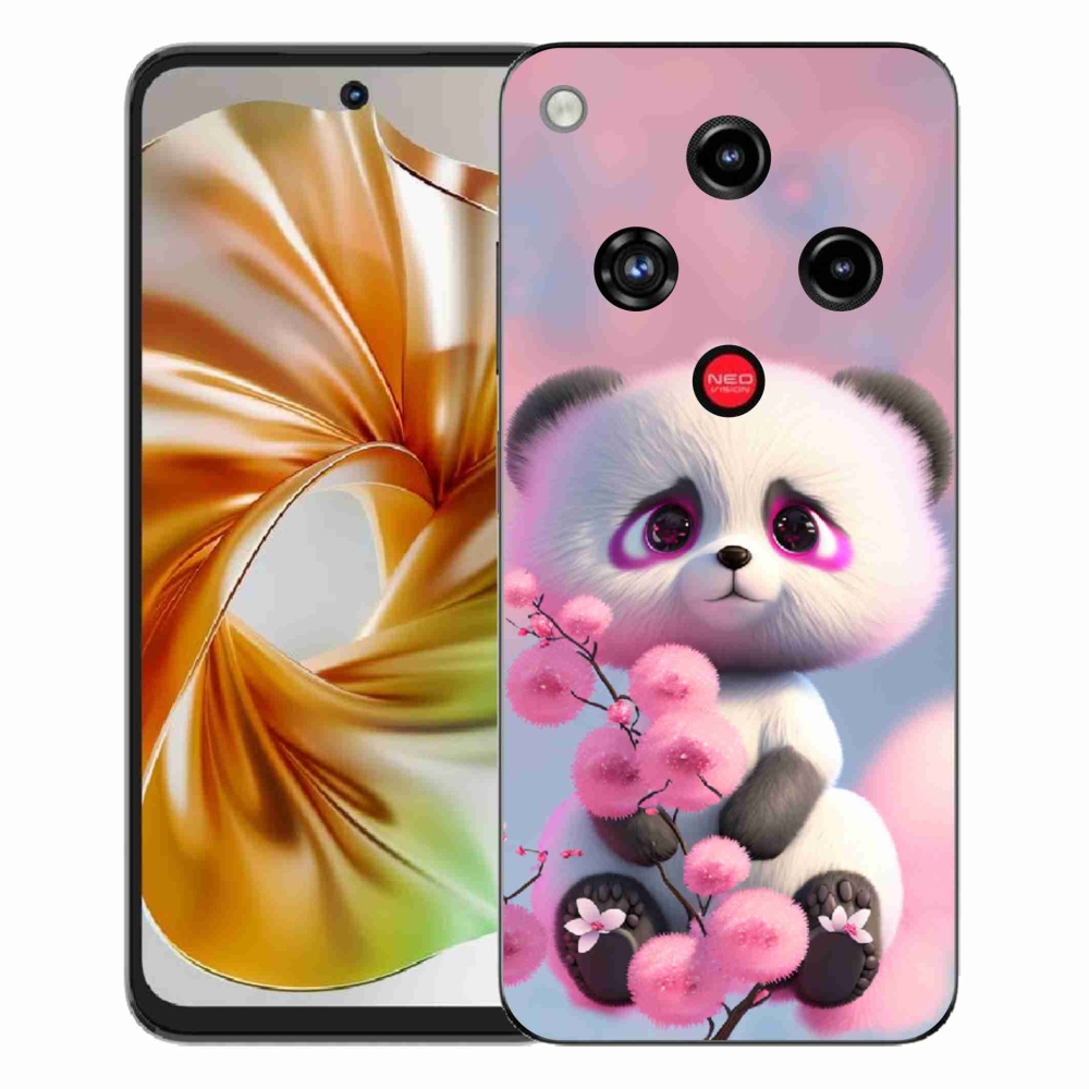 Gélový kryt mmCase na ZTE Nubia Focus 2 - roztomilá panda 1