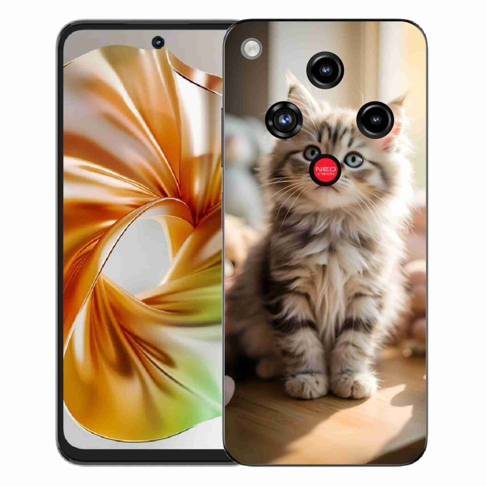 Gélový kryt mmCase na ZTE Nubia Focus 2 - roztomilé mačiatko 10