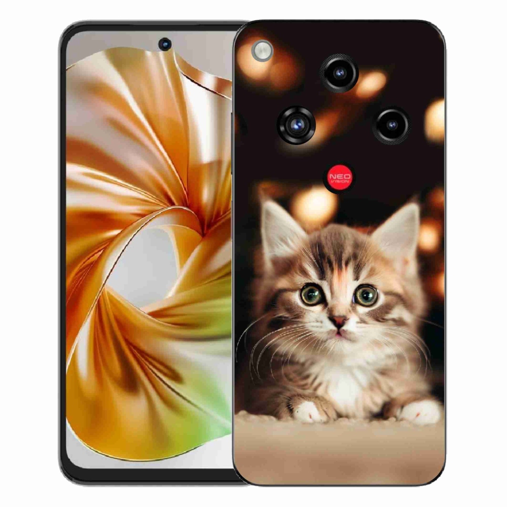 Gélový kryt mmCase na ZTE Nubia Focus 2 - roztomilé mačiatko 2