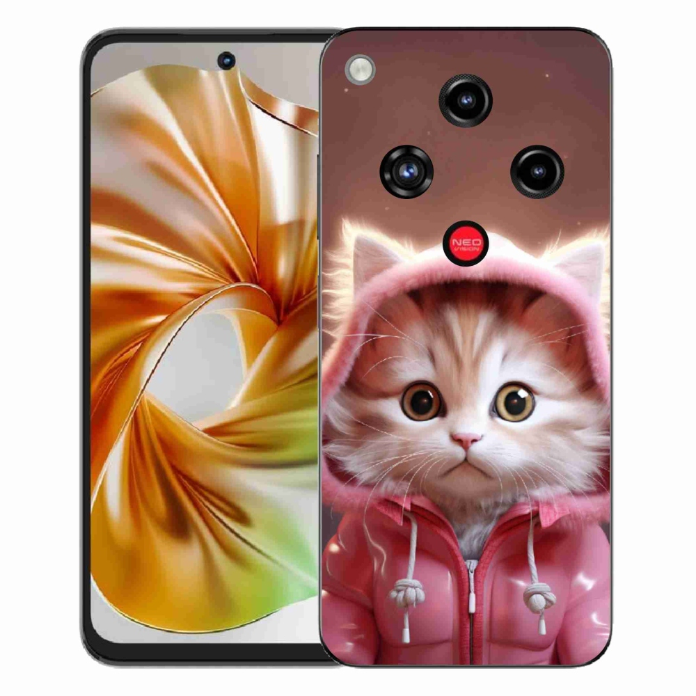 Gélový kryt mmCase na ZTE Nubia Focus 2 - roztomilé mačiatko 3