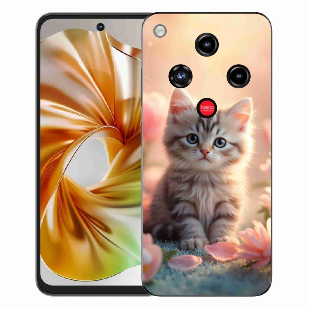 Gélový kryt mmCase na ZTE Nubia Focus 2 - roztomilé mačiatko 8