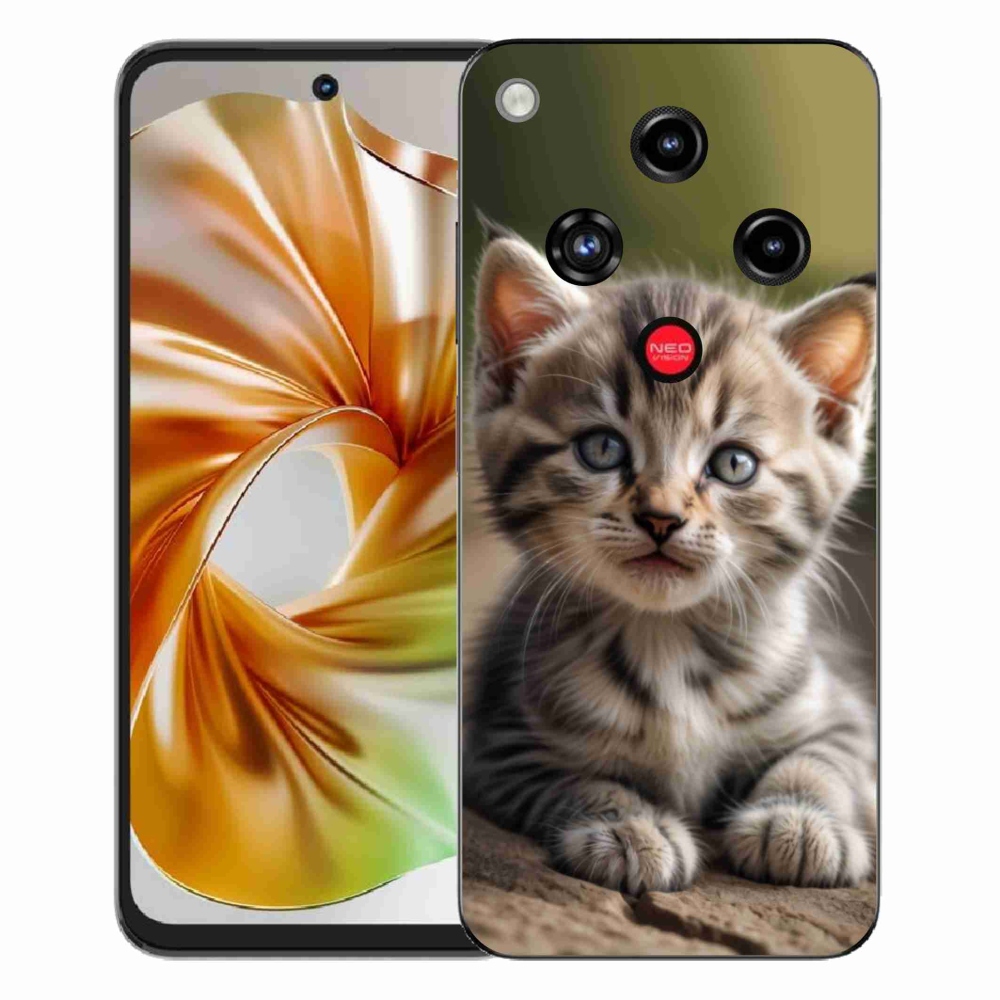 Gélový kryt mmCase na ZTE Nubia Focus 2 - roztomilé mačiatko 9