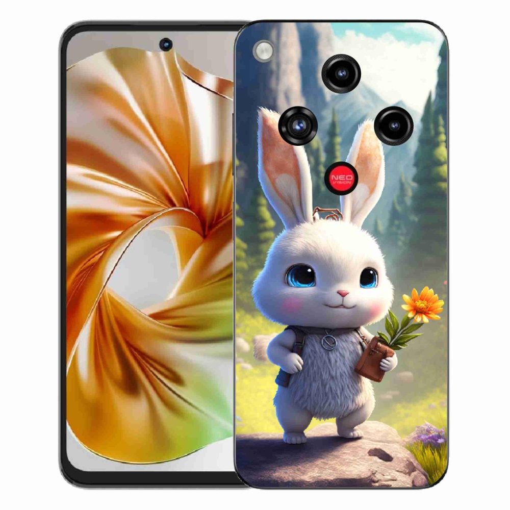 Gélový kryt mmCase na ZTE Nubia Focus 2 - roztomilý zajačik