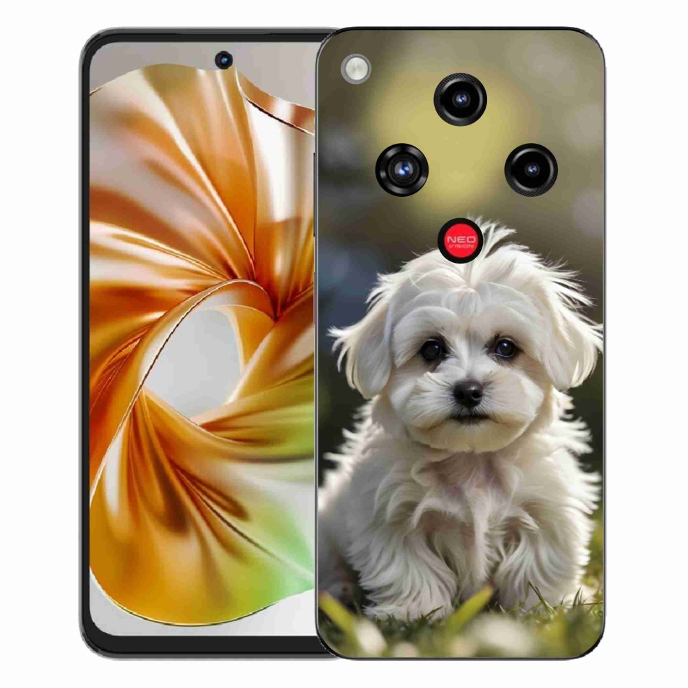 Gélový kryt mmCase na ZTE Nubia Focus 2 - roztomilý maltézsky psík
