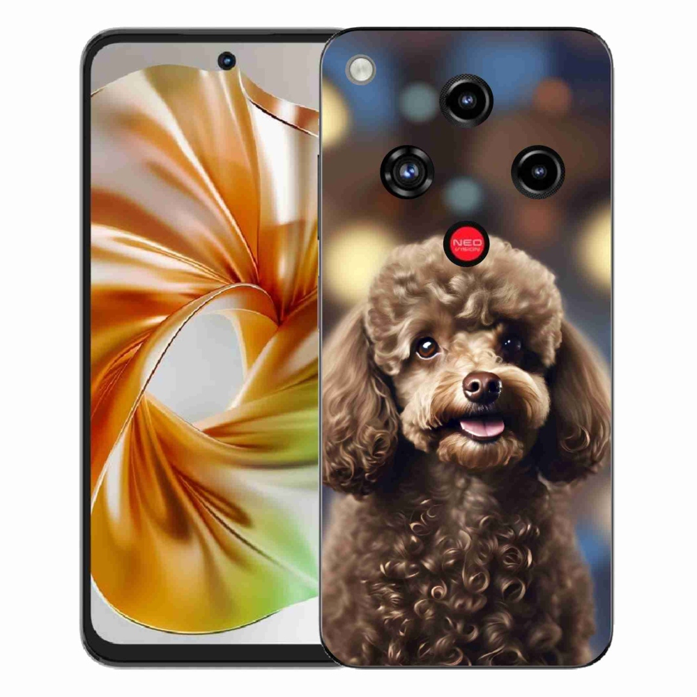 Gélový kryt mmCase na ZTE Nubia Focus 2 - roztomilý pudel