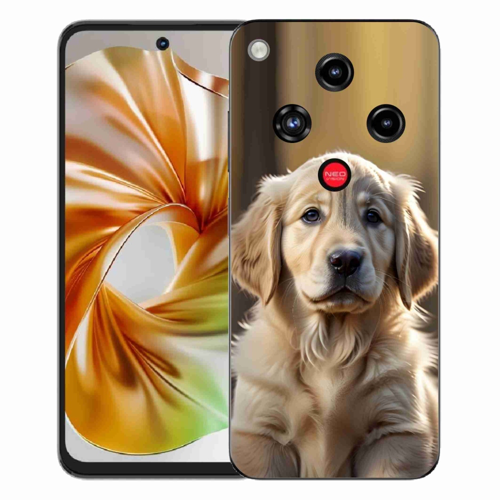 Gélový kryt mmCase na ZTE Nubia Focus 2 - roztomilý zlatý retriever