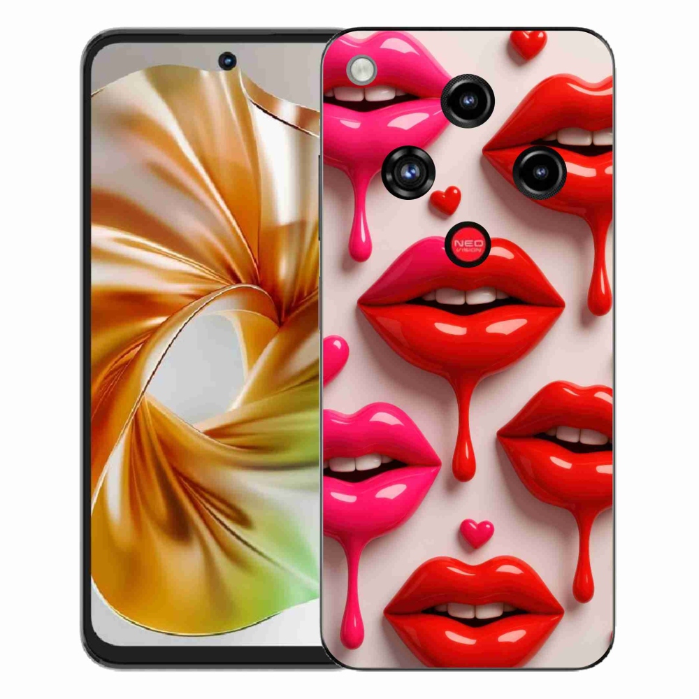 Gélový kryt mmCase na ZTE Nubia Focus 2 - pery 2