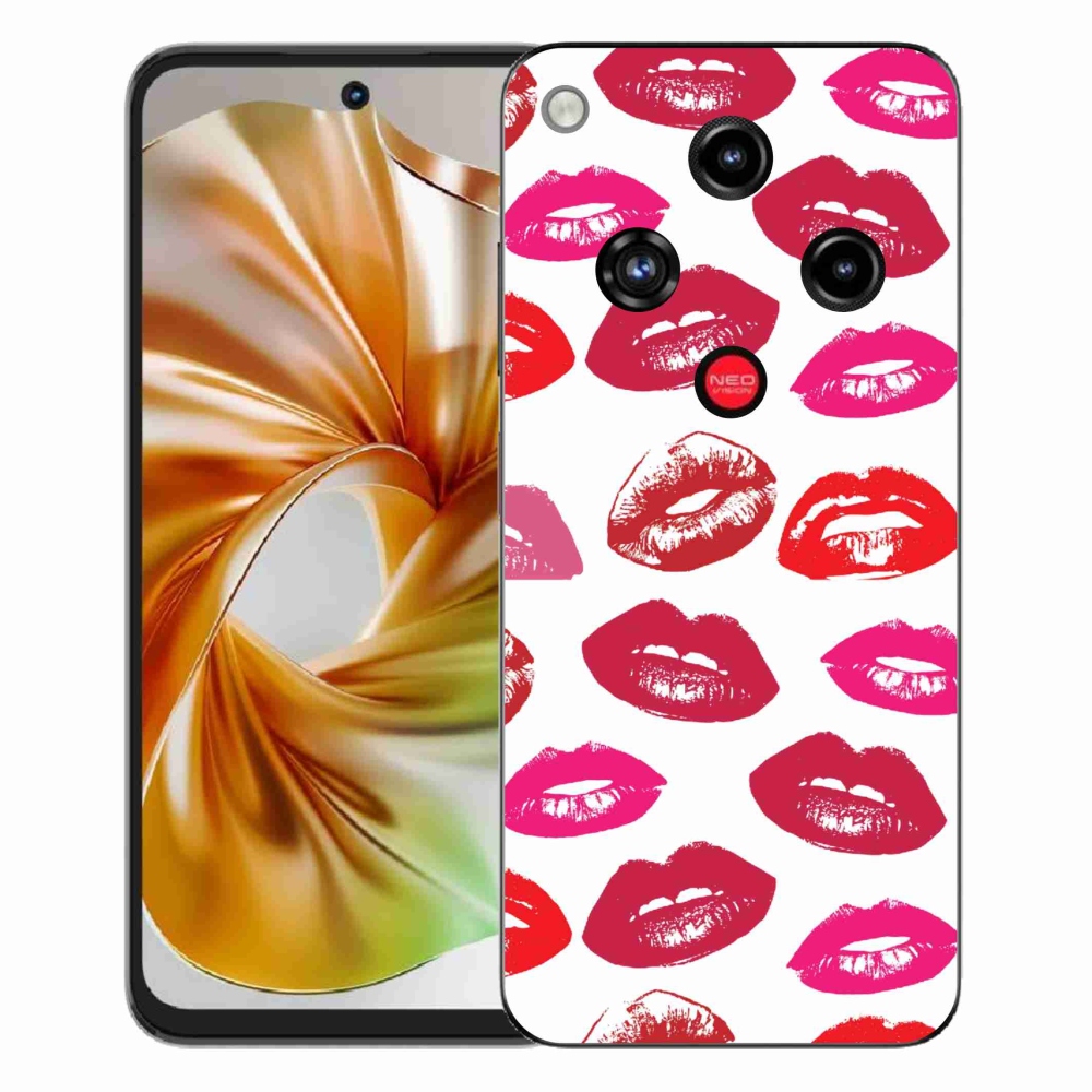 Gélový kryt mmCase na ZTE Nubia Focus 2 - pery