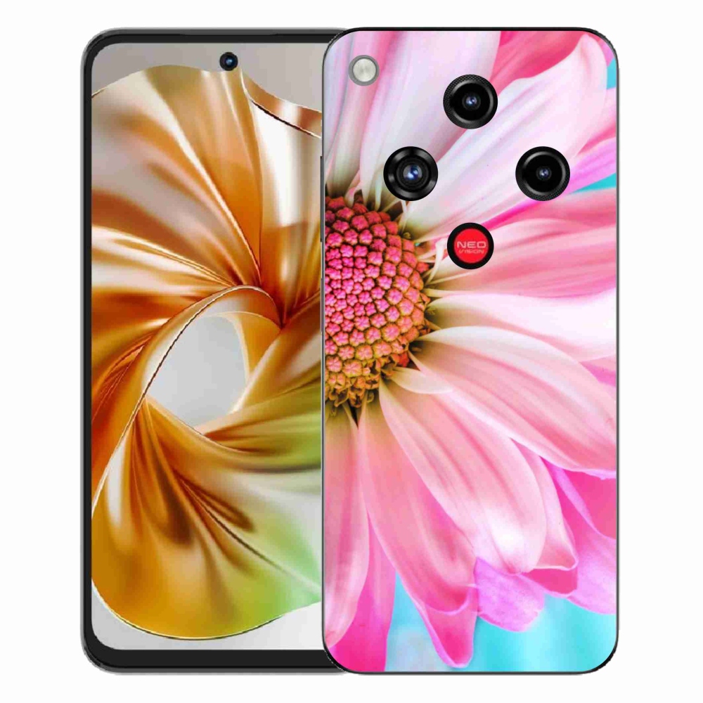 Gélový kryt mmCase na ZTE Nubia Focus 2 - ružový kvet