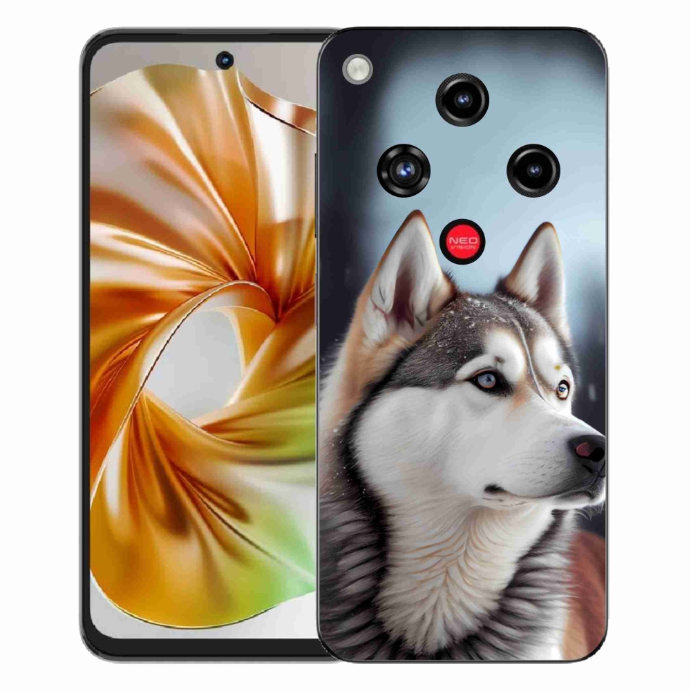 Gélový kryt mmCase na ZTE Nubia Focus 2 - sibírsky husky