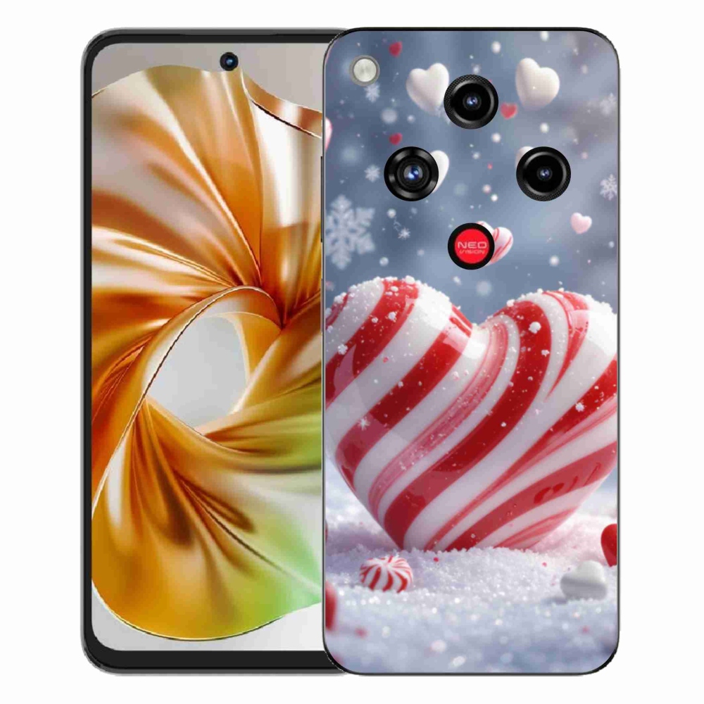 Gélový kryt mmCase na ZTE Nubia Focus 2 - sladké srdce