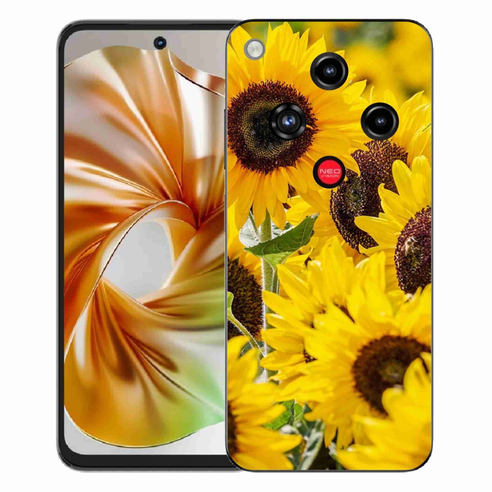 Gélový kryt mmCase na ZTE Nubia Focus 2 - slnečnica