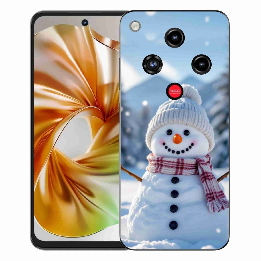 Gélový kryt mmCase na ZTE Nubia Focus 2 - snehuliak 3