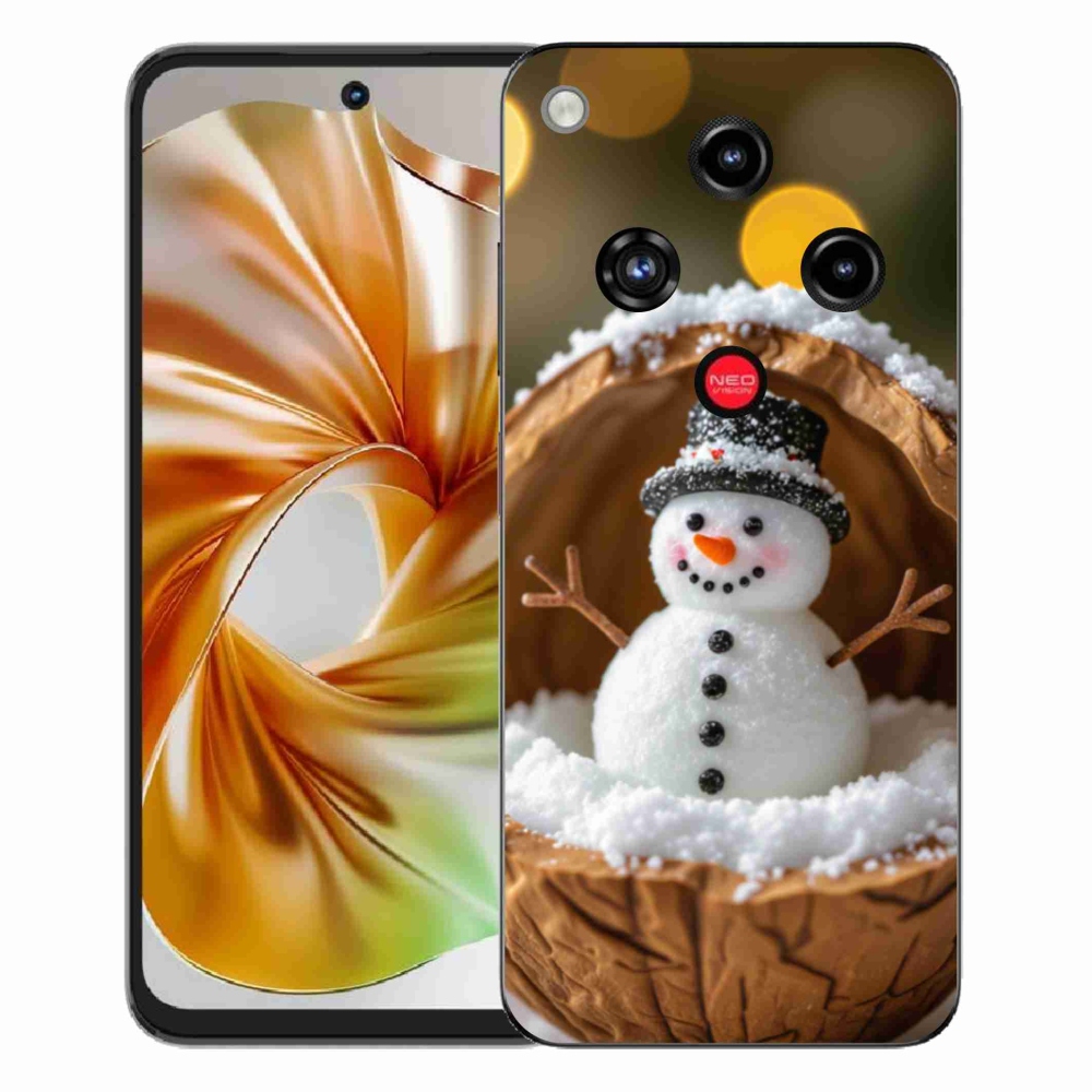 Gélový kryt mmCase na ZTE Nubia Focus 2 - snehuliak 4