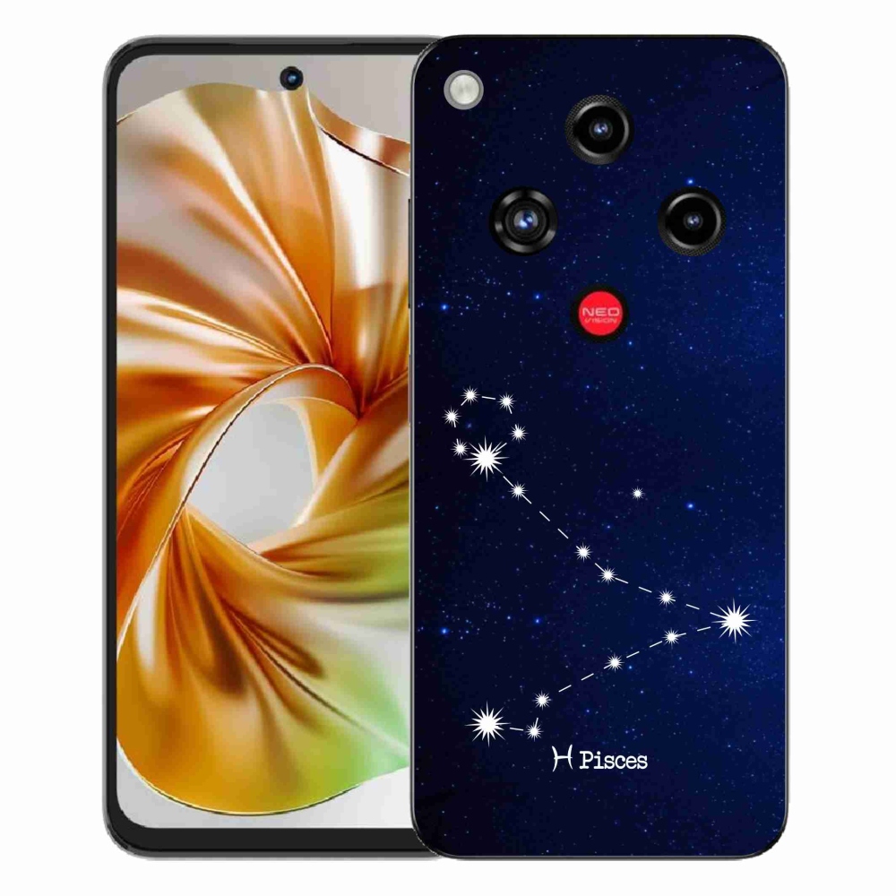 Gélový kryt mmCase na ZTE Nubia Focus 2 - súhvezdie Ryby