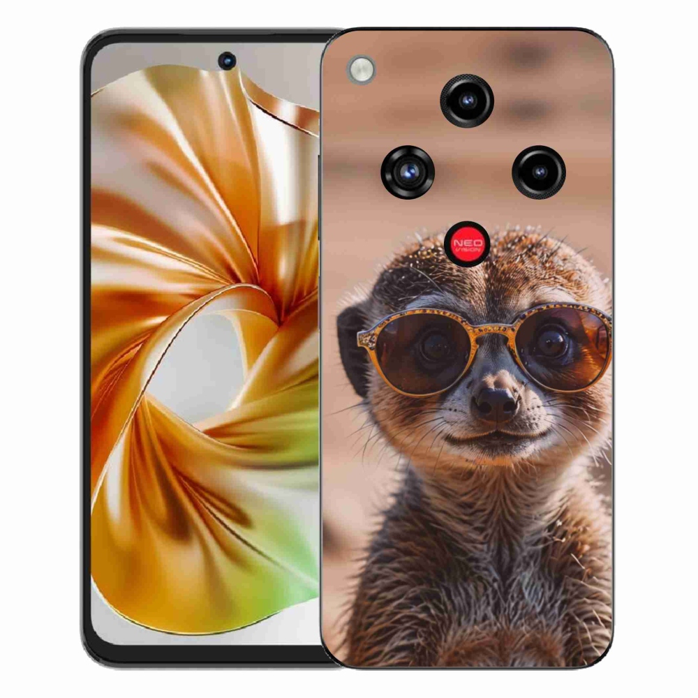 Gélový kryt mmCase na ZTE Nubia Focus 2 - štýlová surikata
