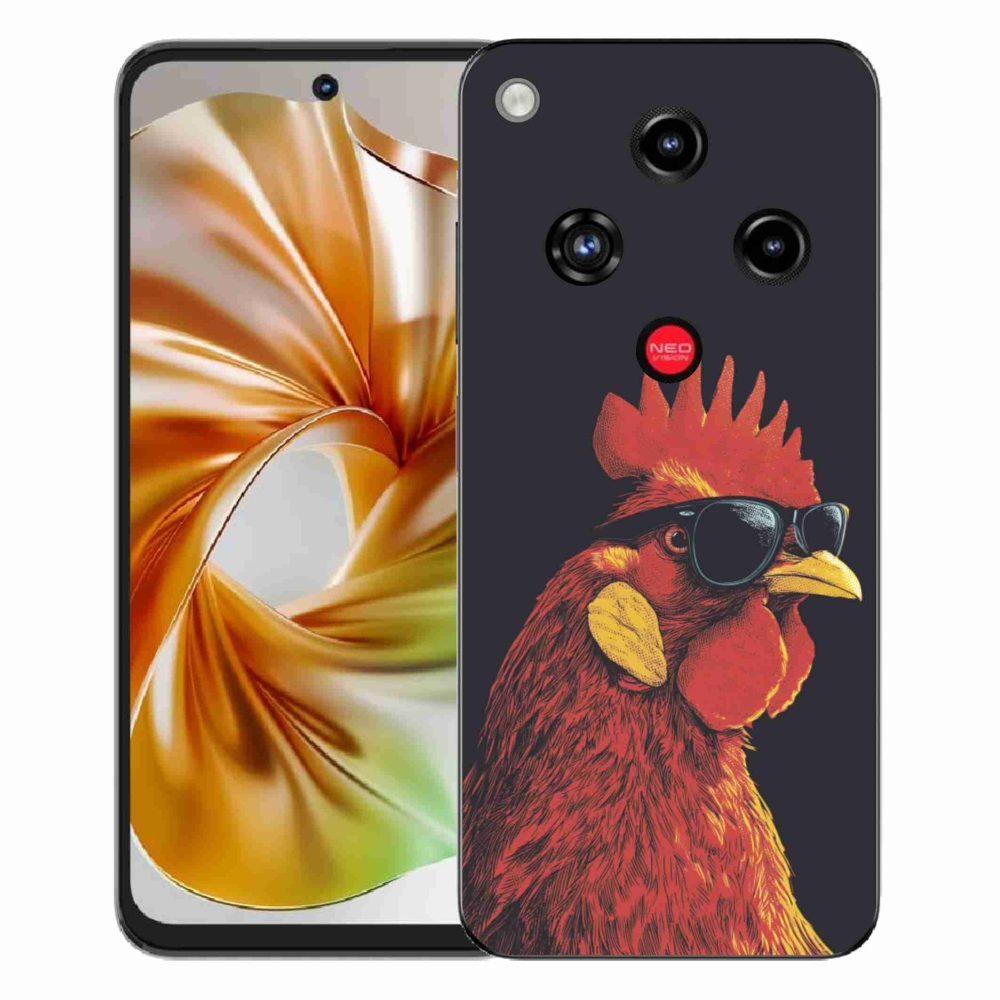 Gélový kryt mmCase na ZTE Nubia Focus 2 - štýlový kohút