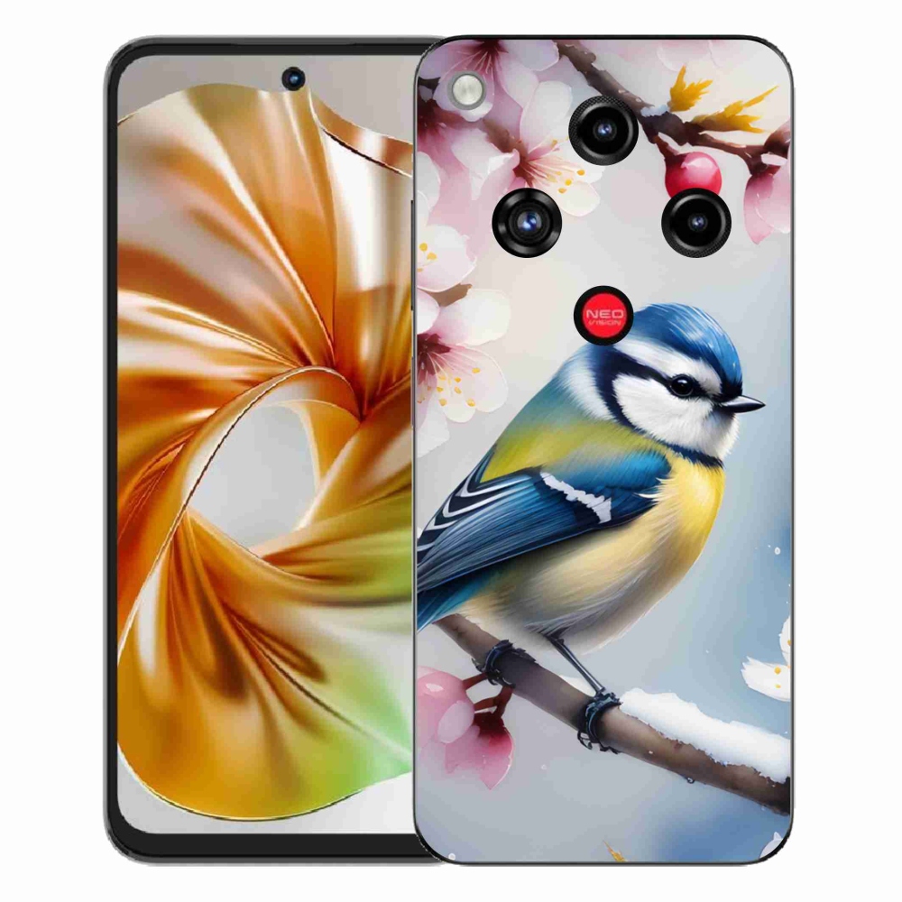 Gélový kryt mmCase na ZTE Nubia Focus 2 - sýkorka