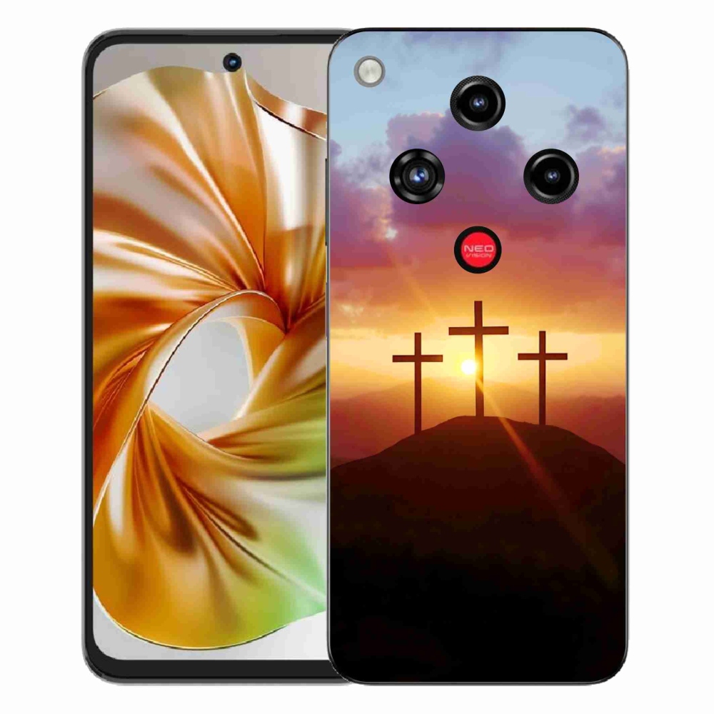 Gélový kryt mmCase na ZTE Nubia Focus 2 - tri kríža