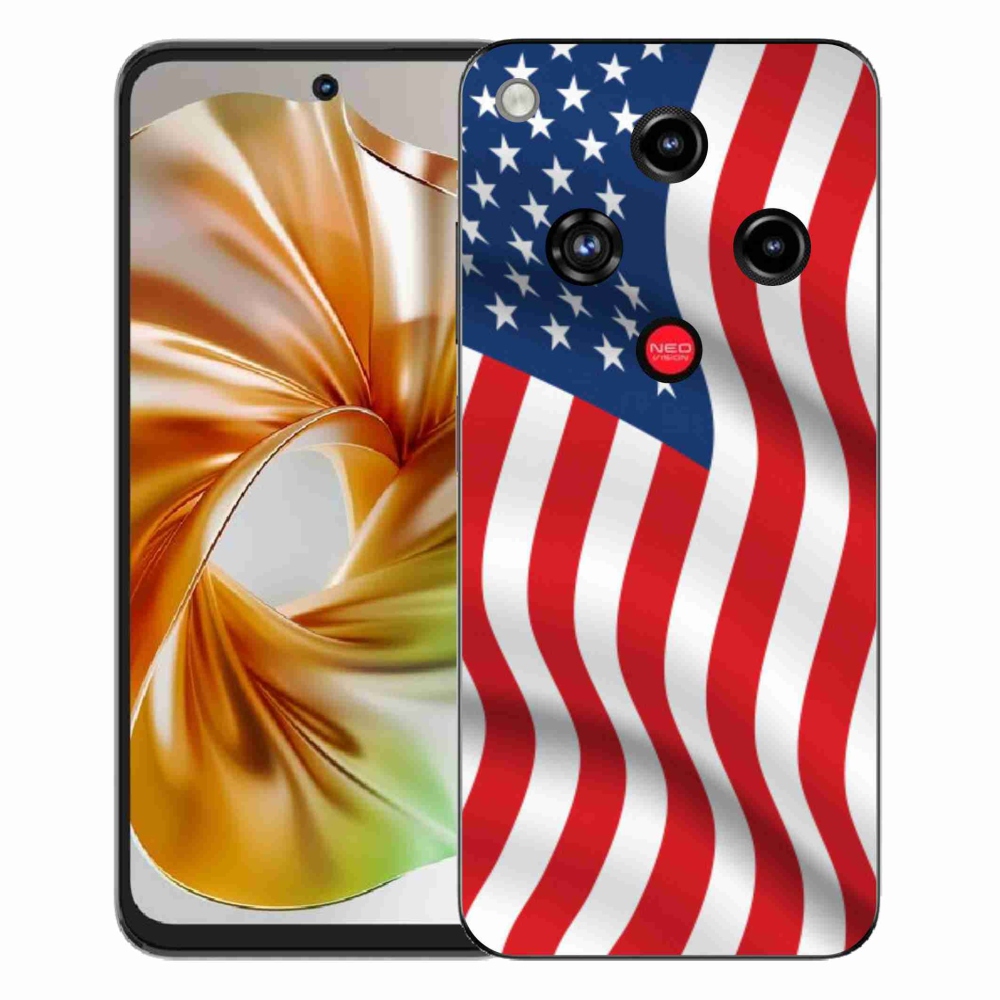Gélový kryt mmCase na ZTE Nubia Focus 2 - USA vlajka