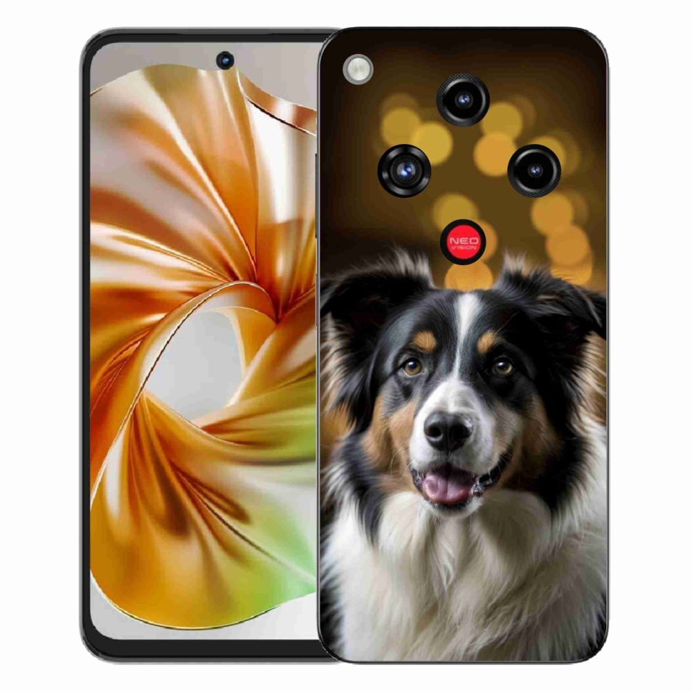Gélový kryt mmCase na ZTE Nubia Focus 2 - usmievavý austrálsky ovčiak