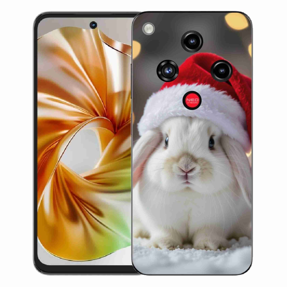 Gélový kryt mmCase na ZTE Nubia Focus 2 - vianočný králik