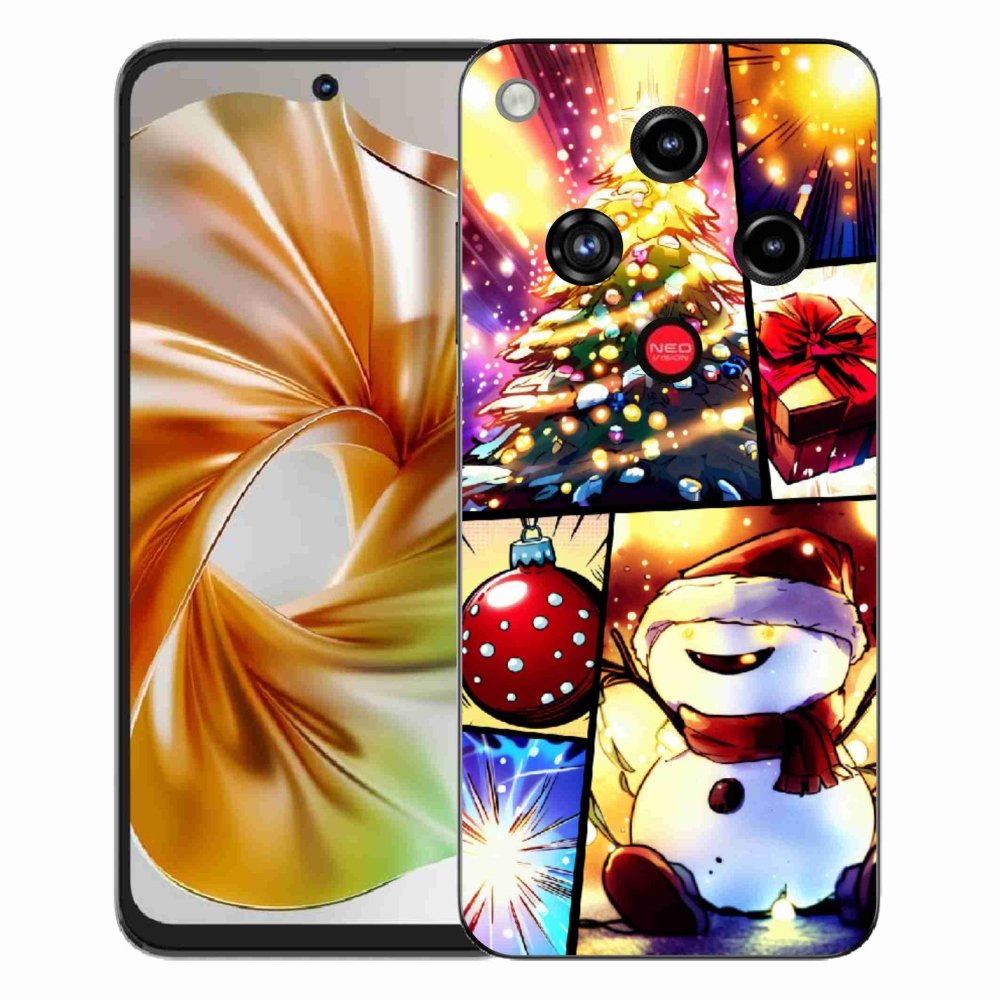 Gélový kryt mmCase na ZTE Nubia Focus 2 - vianočné motívy 1