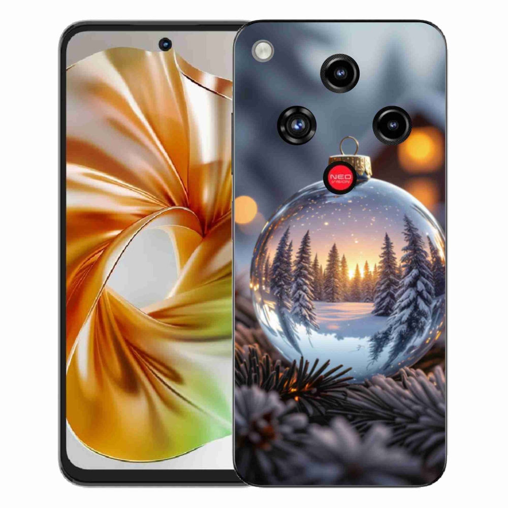 Gélový kryt mmCase na ZTE Nubia Focus 2 - vianočná ozdoba