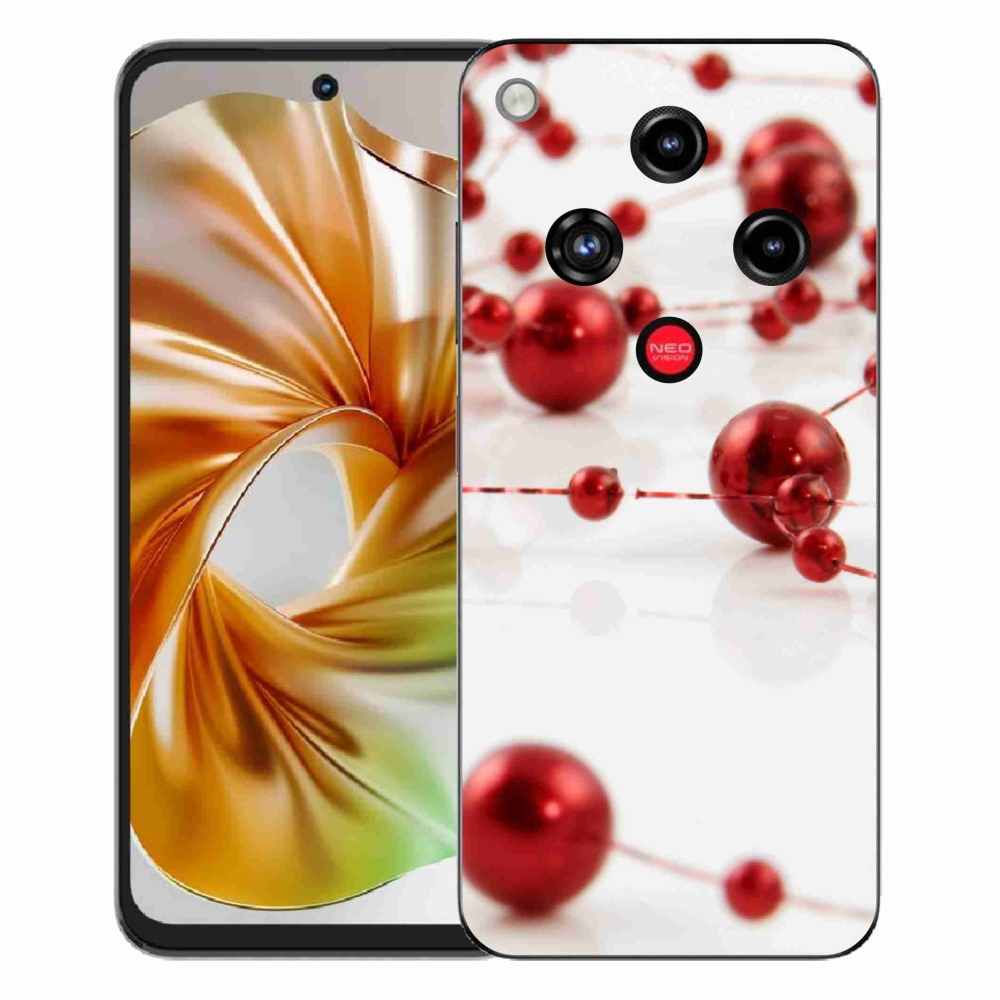 Gélový kryt mmCase na ZTE Nubia Focus 2 - vianočná reťaz