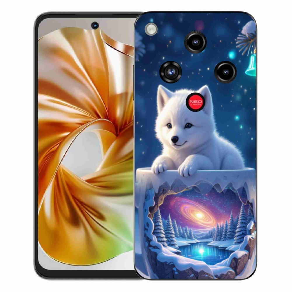 Gélový kryt mmCase na ZTE Nubia Focus 2 - vianočné šteňa