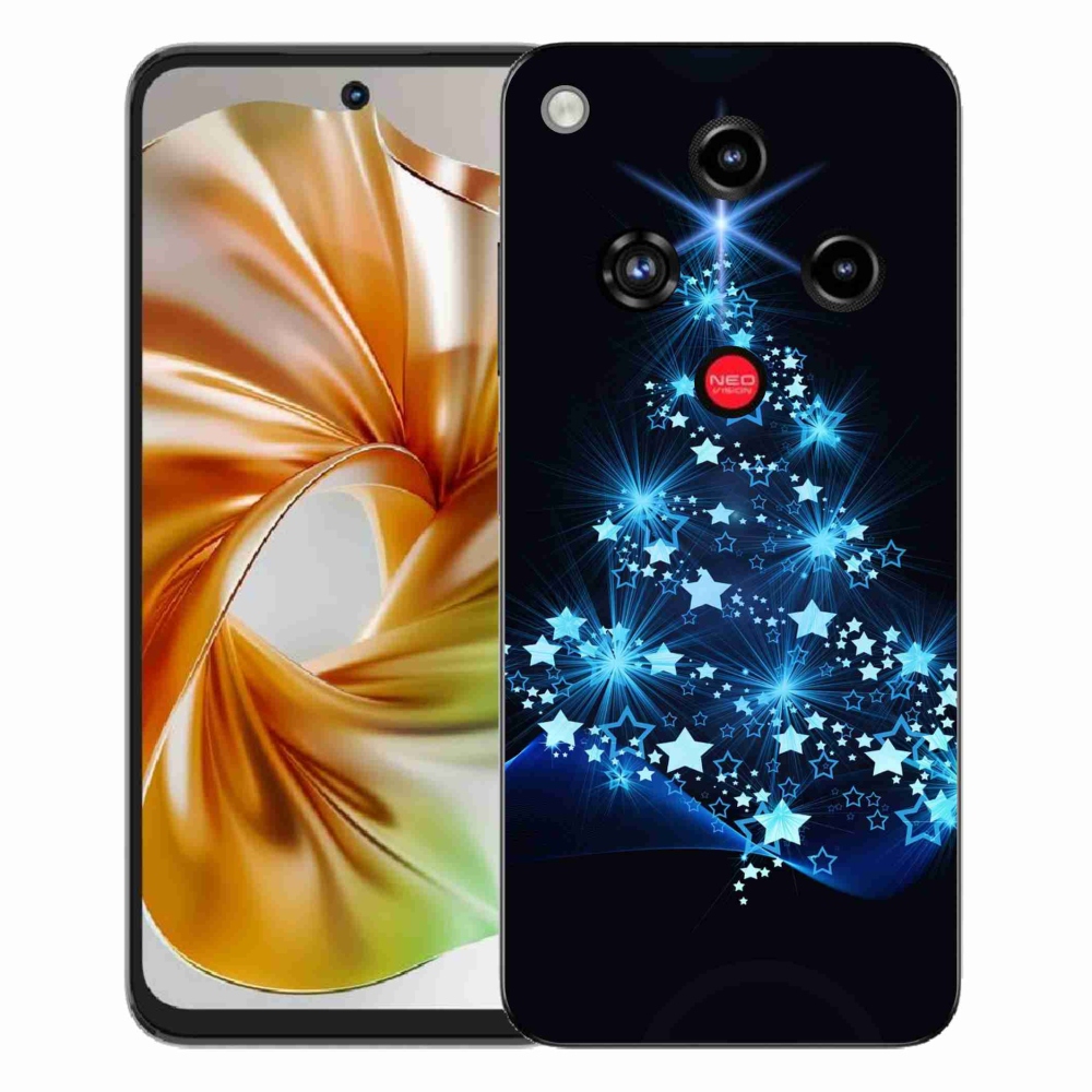 Gélový kryt mmCase na ZTE Nubia Focus 2 - vianočný stromček