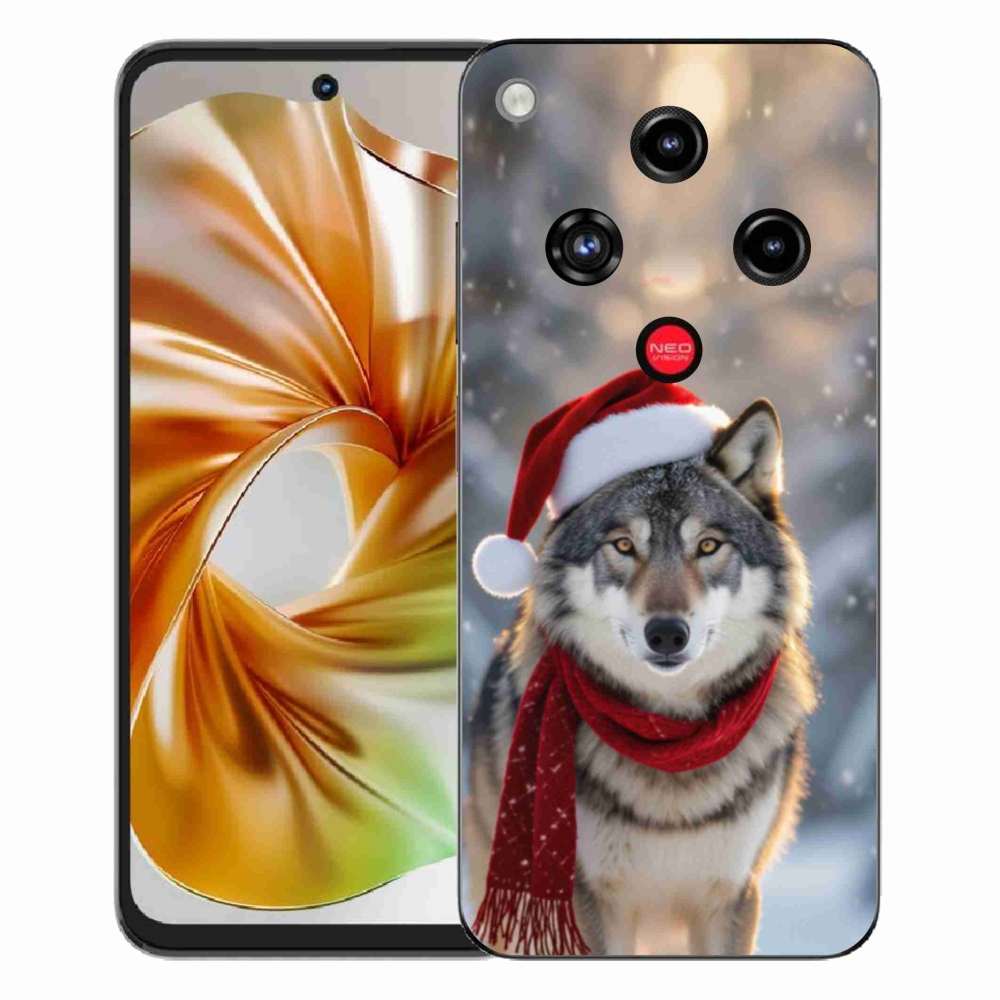 Gélový kryt mmCase na ZTE Nubia Focus 2 - vianočný vlk