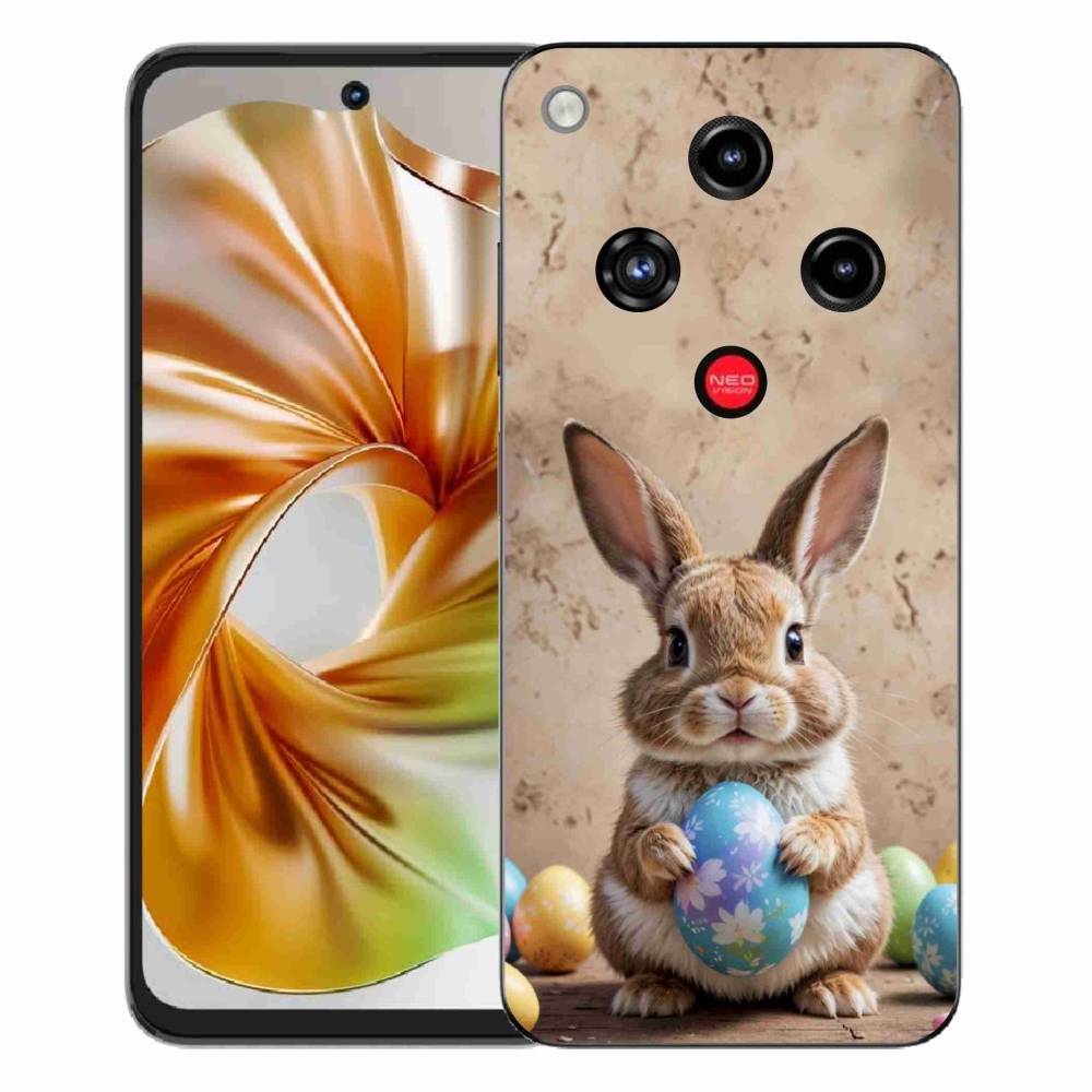Gélový kryt mmCase na ZTE Nubia Focus 2 - veľkonočný zajačik
