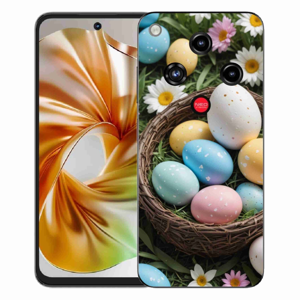 Gélový kryt mmCase na ZTE Nubia Focus 2 - veľkonočné vajíčka 2