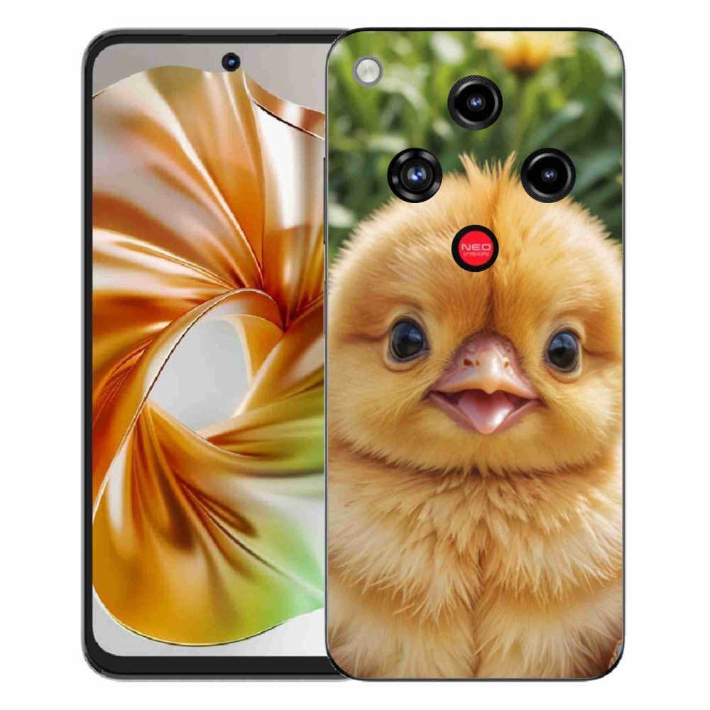 Gélový kryt mmCase na ZTE Nubia Focus 2 - veselé kuriatko