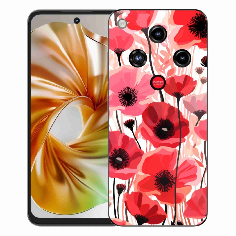 Gélový kryt mmCase na ZTE Nubia Focus 2 - vlčí mak 1