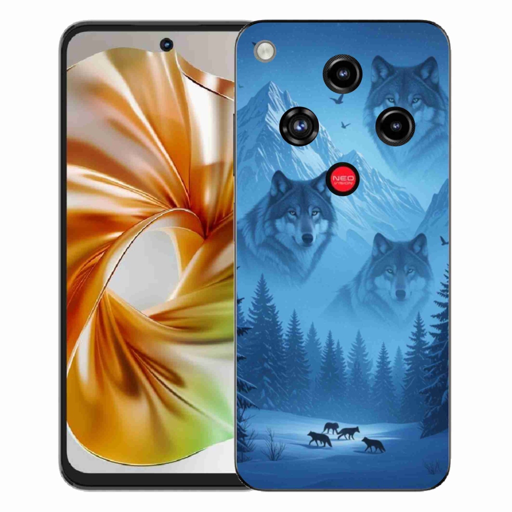 Gélový kryt mmCase na ZTE Nubia Focus 2 - vlčia svorka