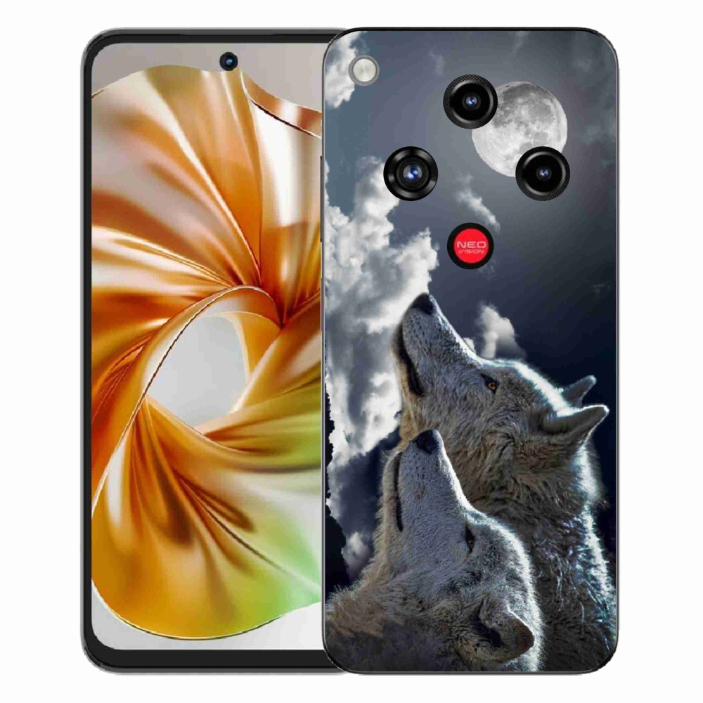 Gélový kryt mmCase na ZTE Nubia Focus 2 - vlci