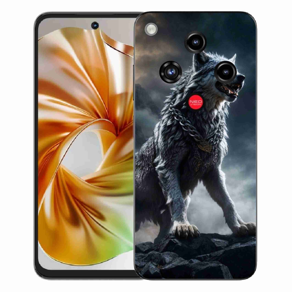 Gélový kryt mmCase na ZTE Nubia Focus 2 - vlk 1