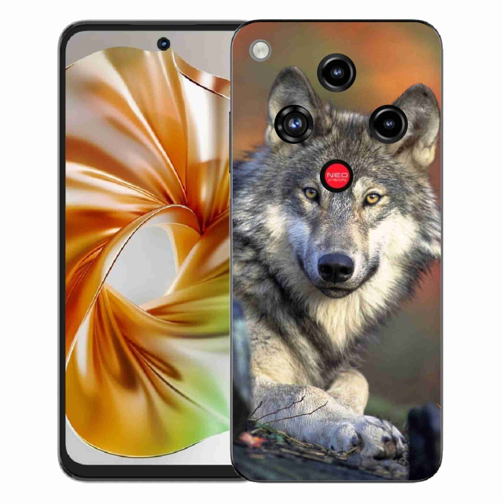 Gélový kryt mmCase na ZTE Nubia Focus 2 - vlk