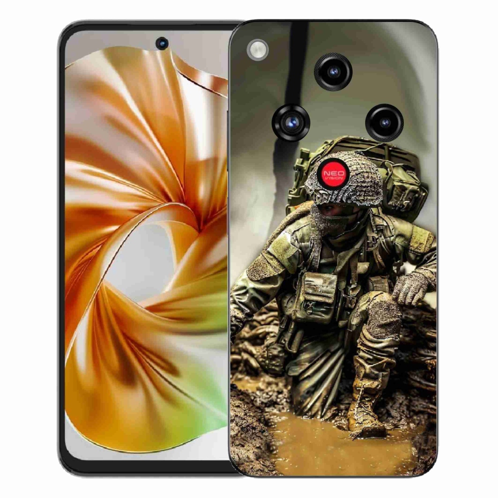 Gélový kryt mmCase na ZTE Nubia Focus 2 - vojak