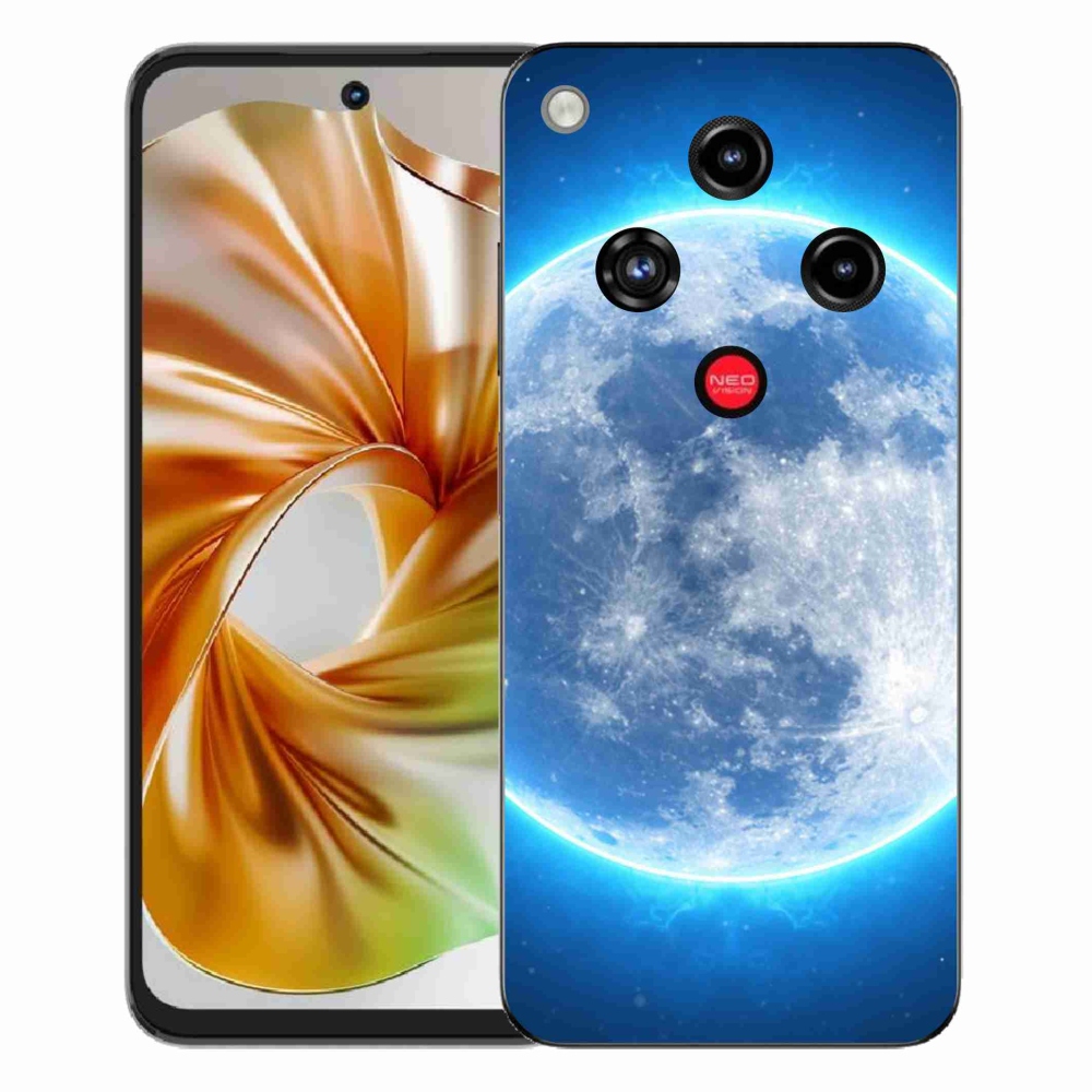 Gélový kryt mmCase na ZTE Nubia Focus 2 - zemegule