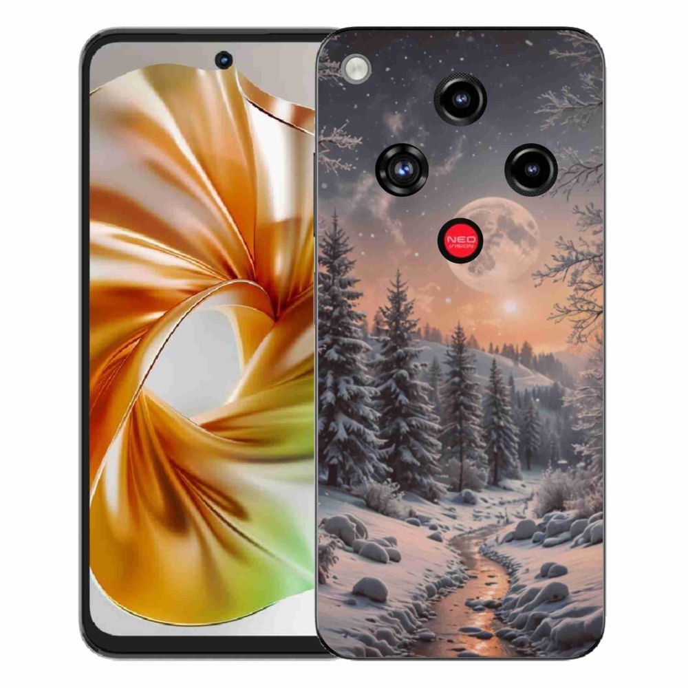 Gélový kryt mmCase na ZTE Nubia Focus 2 - zimná krajina 2