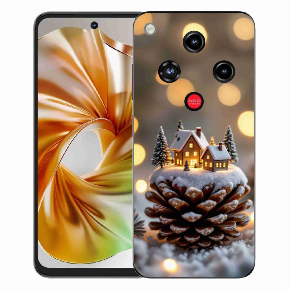 Gélový kryt mmCase na ZTE Nubia Focus 2 - zimná dedinka