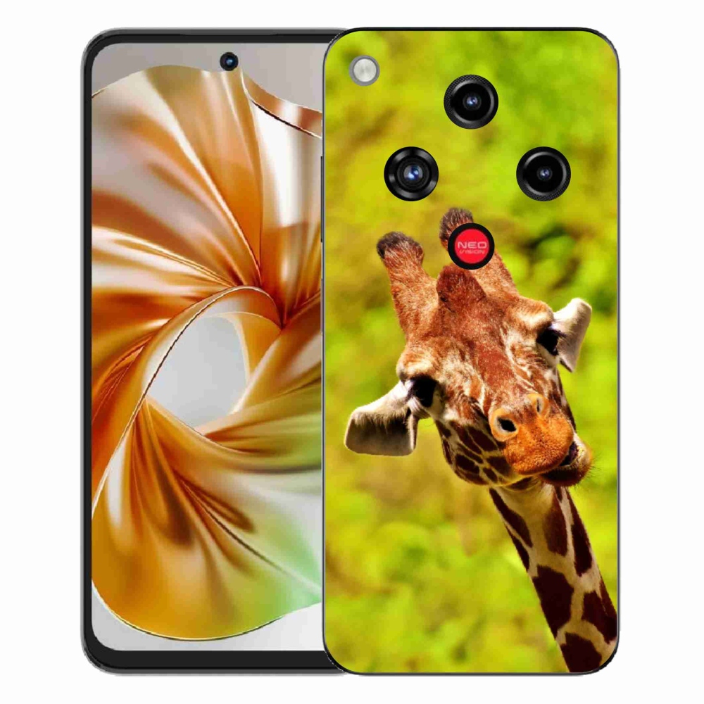 Gélový kryt mmCase na ZTE Nubia Focus 2 - žirafa