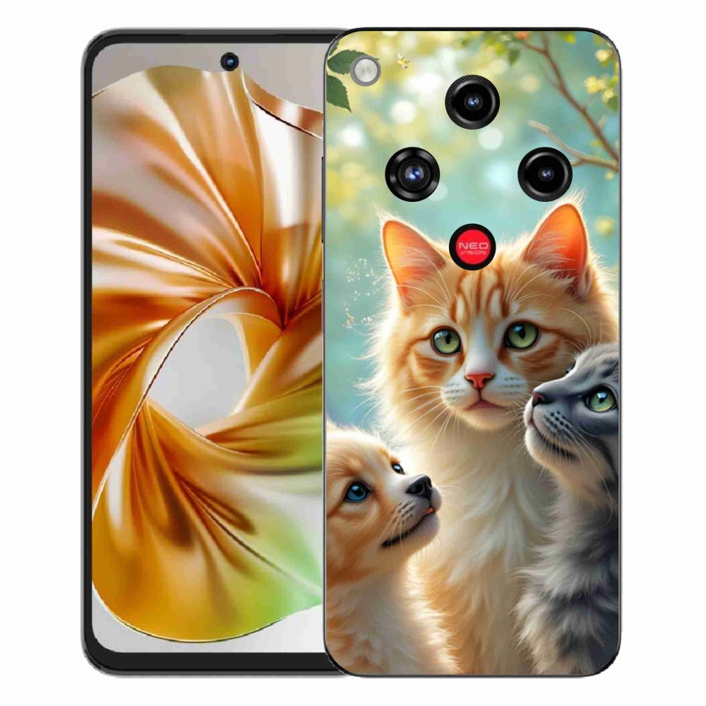 Gélový kryt mmCase na ZTE Nubia Focus 2 - zvieracie priateľstvo 2