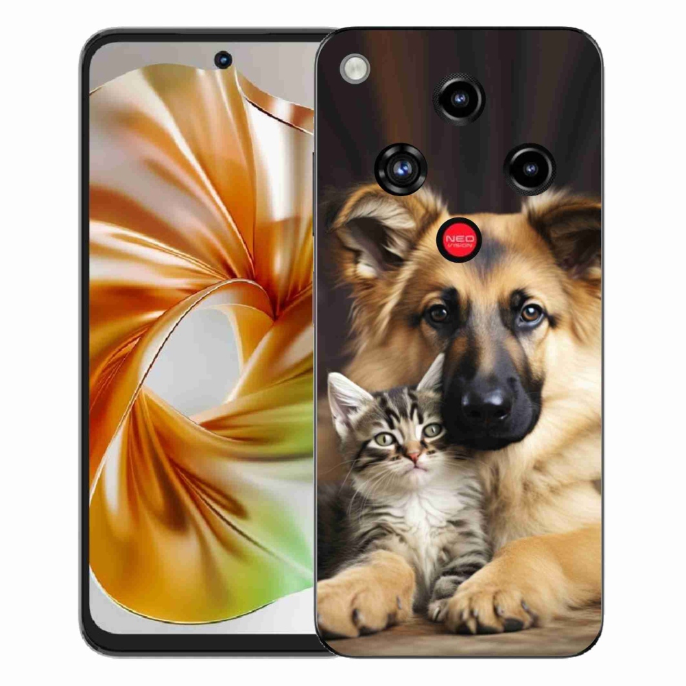 Gélový kryt mmCase na ZTE Nubia Focus 2 - zvieracie priateľstvo