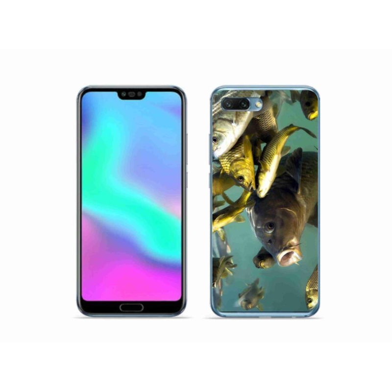 Gélový obal mmCase na mobil Honor 10 - kŕdeľ rýb