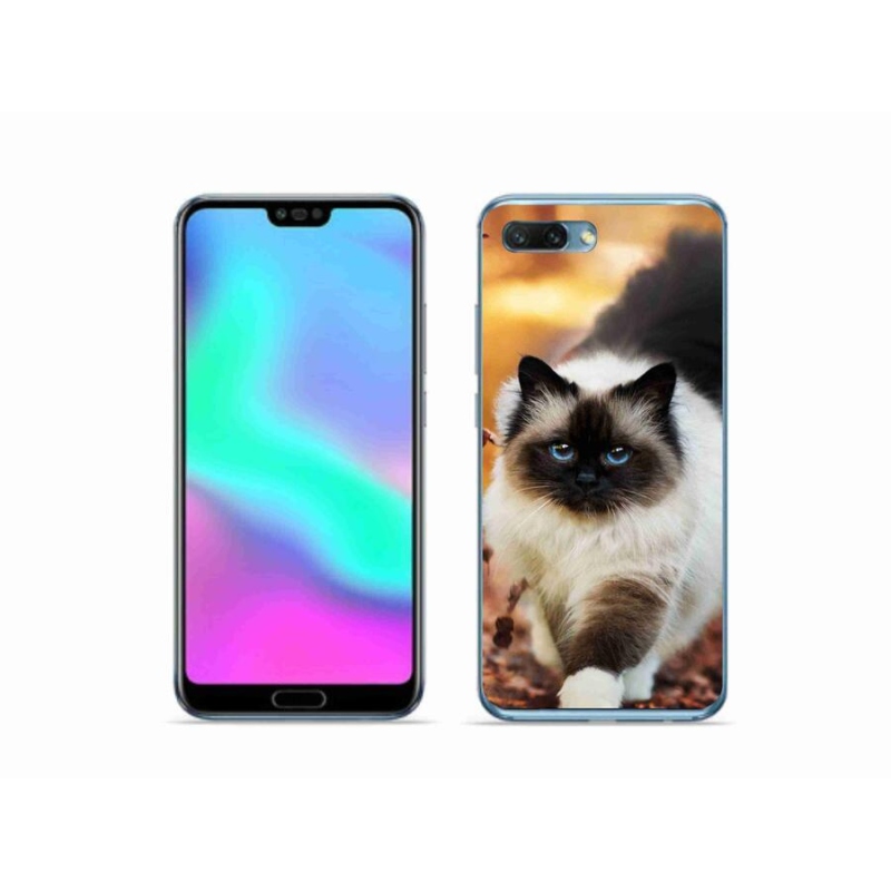 Gélový obal mmCase na mobil Honor 10 - mačka 1