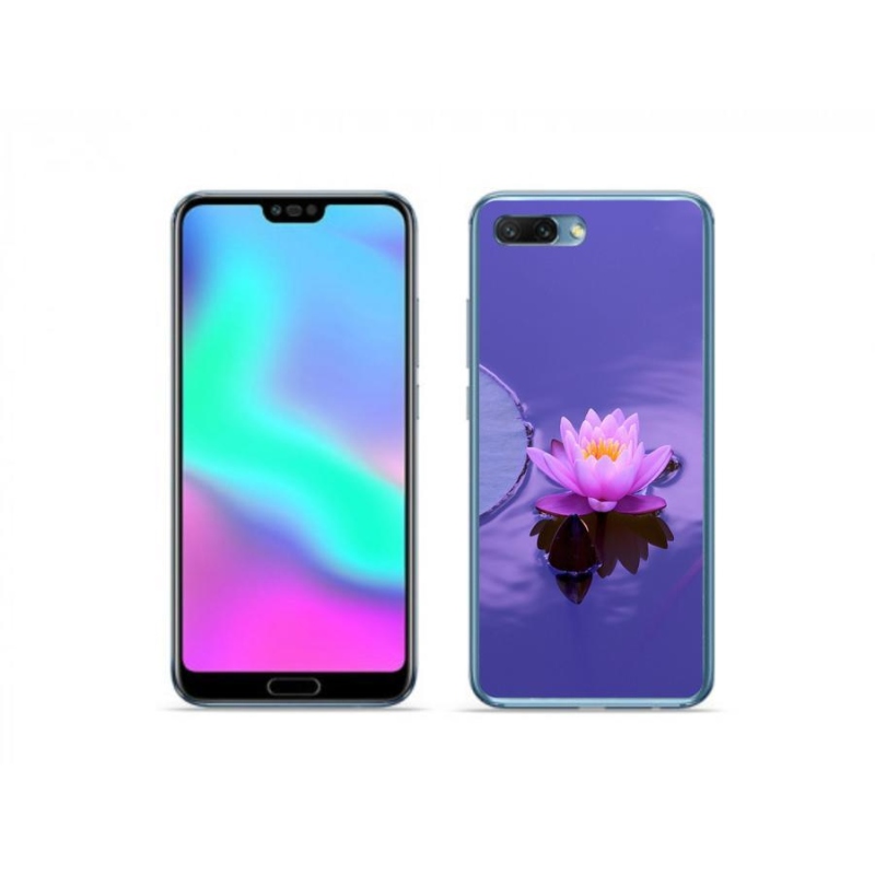 Gélový obal mmCase na mobil Honor 10 - kvet na hladine